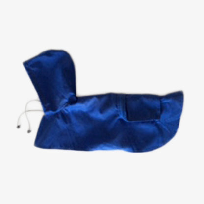 Top view  of the Rain Dog Jacket, Blue showing jacket folded in half lengthwise.